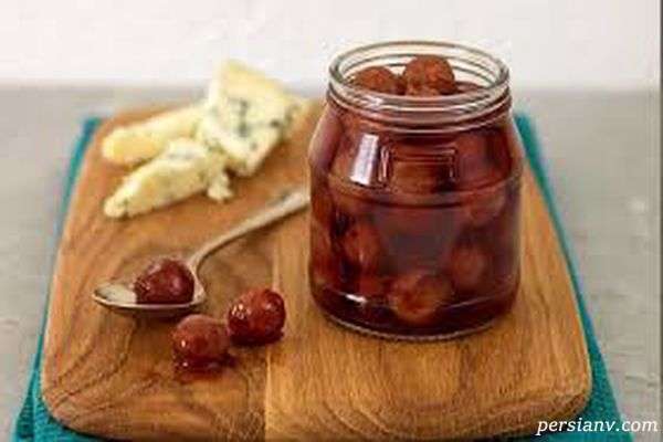 طرز تهیه ترشی انگور قرمز خانگی، خوشمزه و ترش