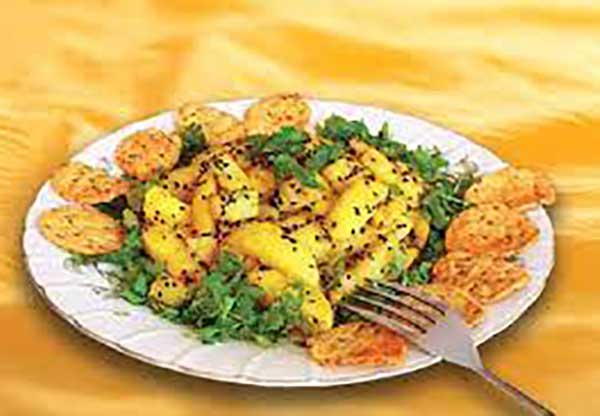 روش تهیه‌ اردور سیب‌زمینی و شوید