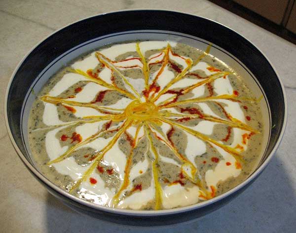 طرز تهیه آش ماست تبریزی(پیش غذایی برای مهمان های ویژه)