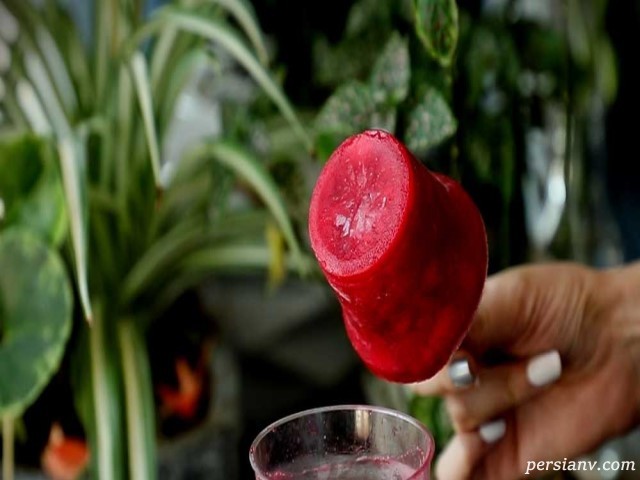 بستنی یخی آلو بستنی یخی آلو