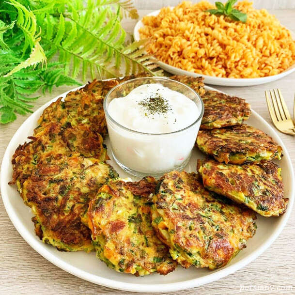 کوکوی کدو سبز و پنیر