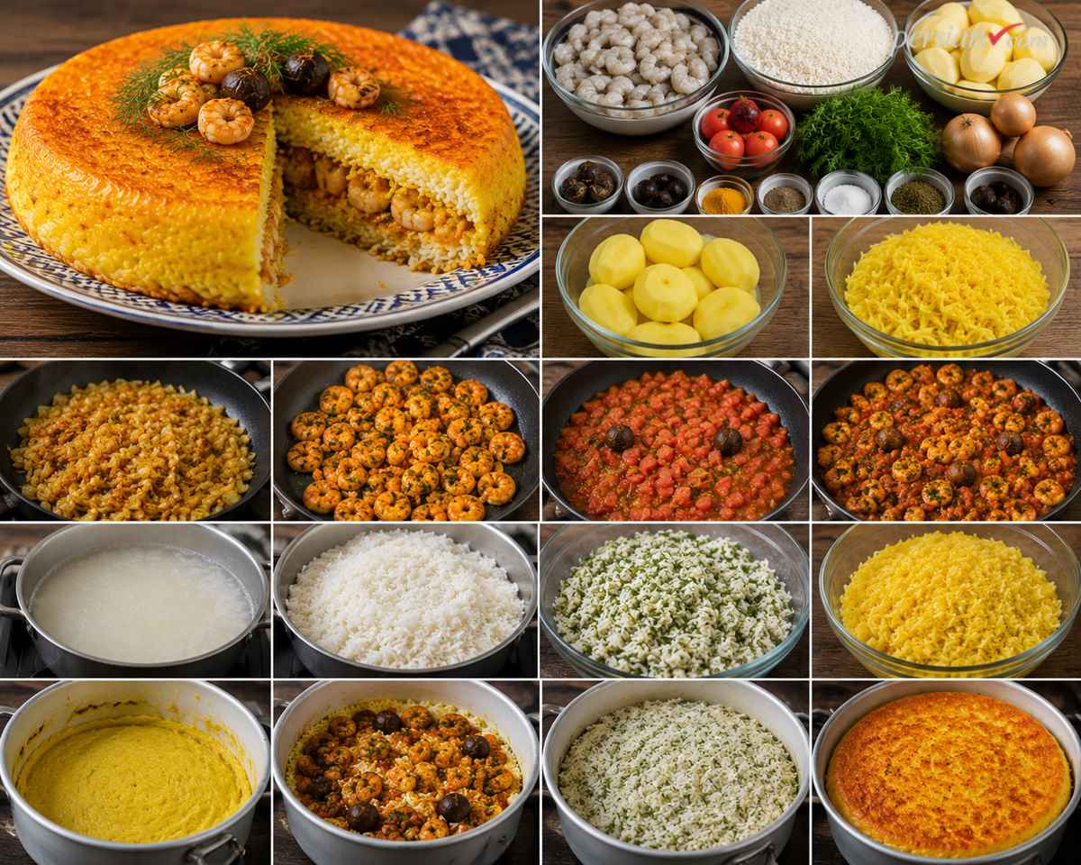 طرز تهیه ته چین میگو | دستور مجلسی با نکات خوشمزگی