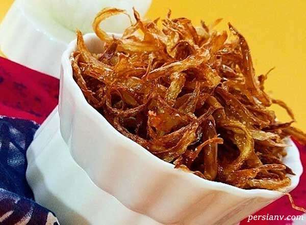 طرز تهیه پیاز داغ فانتزی