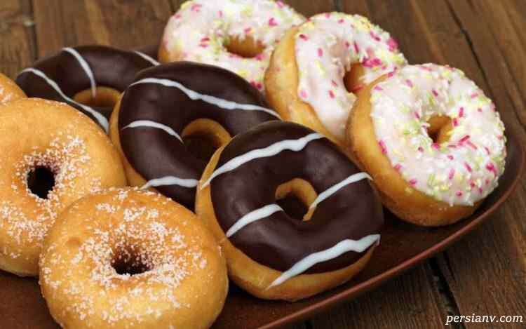 شیرینی دونات و طرز تهیه آن