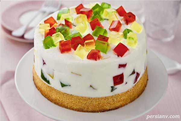 طرز تهیه کیک جواهرات !!