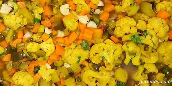 ترشی مخلوط خانگی ترشی مخلوط خانگی