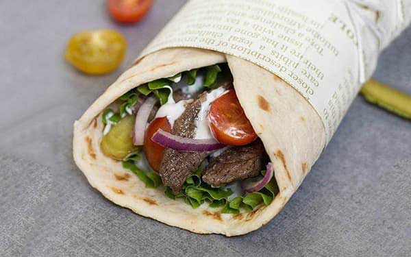 ساندویچ کباب تنوری ساندویچ لبنانی