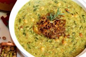 طرز تهیه آش نذری شیرازی