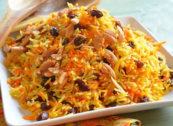 طرز تهیه هویج پلوی خوشمزه