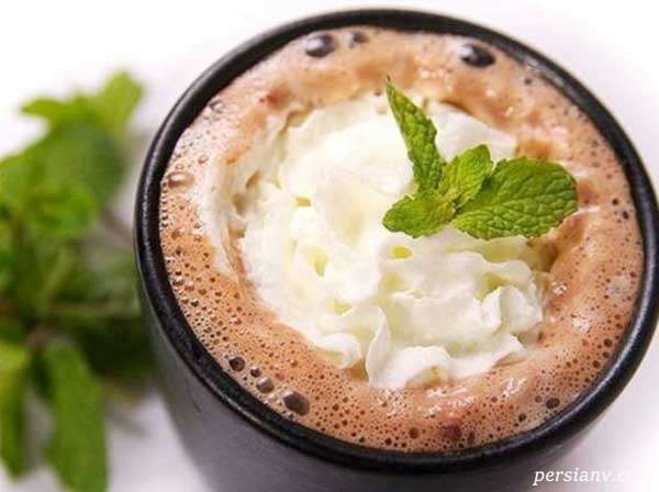 طرز تهیه هات چاکلت خوشمزه با نعناع