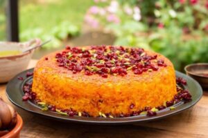 طرز تهیه ته چین مرغ و قارچ در با پلوپز