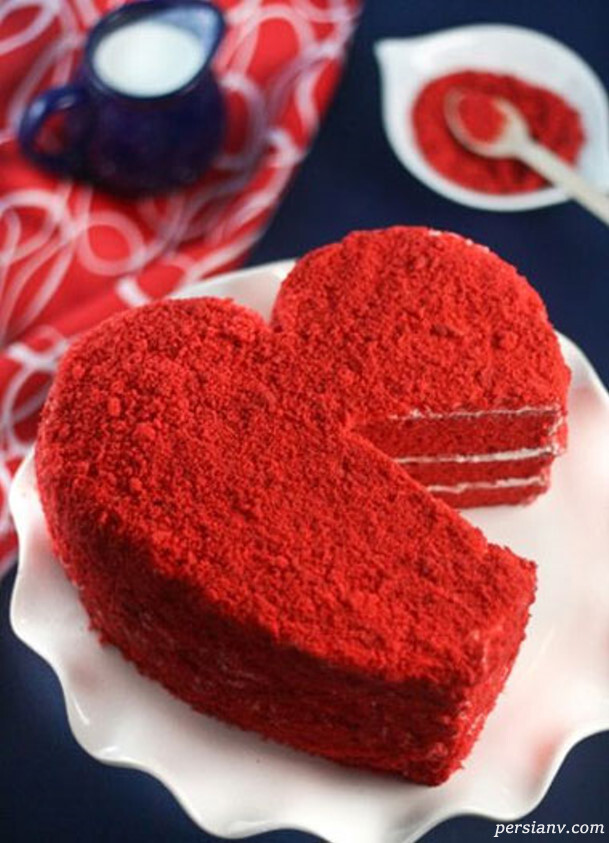 کیک مخملی کیک مخملی