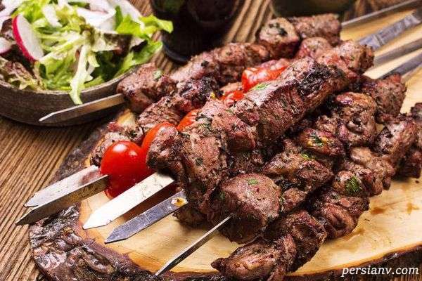 کباب چنجه با گوشت گوساله کباب چنجه با گوشت گوساله