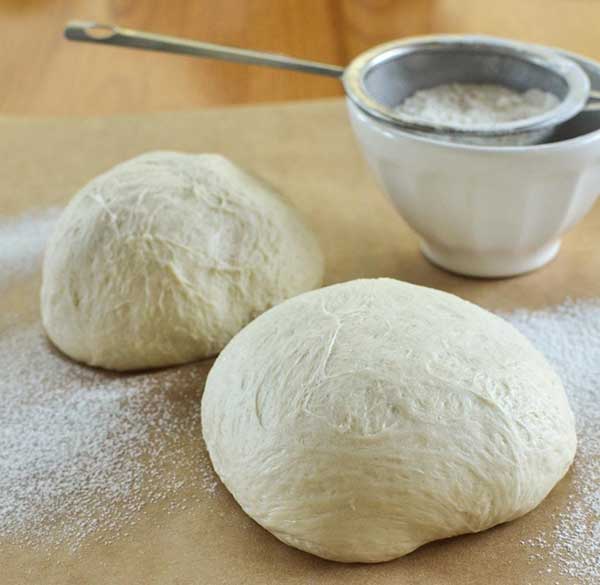خمیر پیتزا خانگی خمیر پیتزا