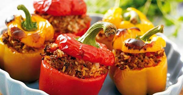 خوراک فلفل دلمه ای
