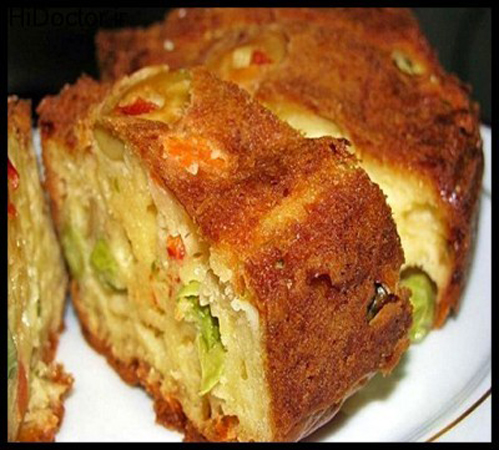 کیک سبزیجات کیک سبزیجات