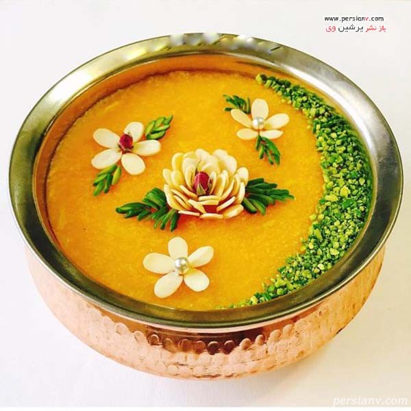 تزیین شله زرد مجلسی