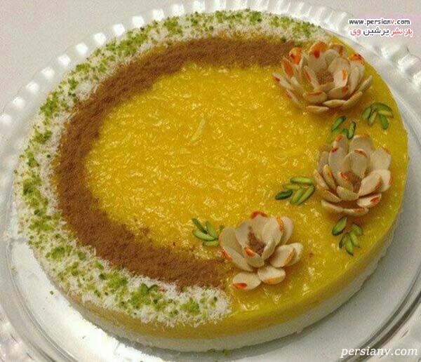 تزیین شله زرد مجلسی