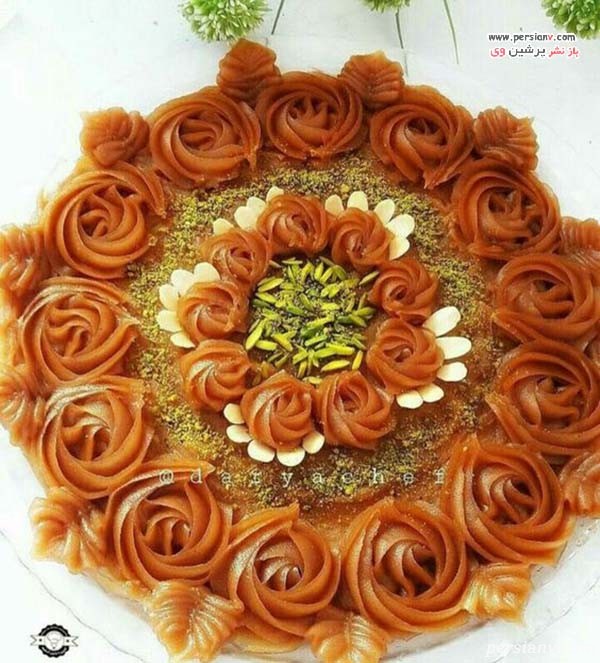 تزیین حلوا مجلسی
