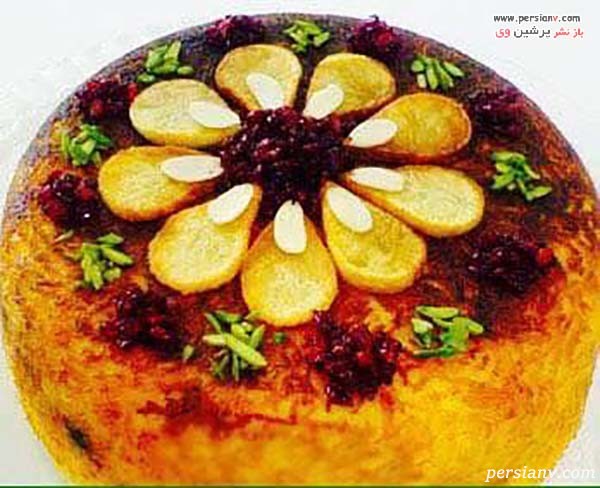 تزیین ته دیگ ته چین تزیین ته دیگ برنج