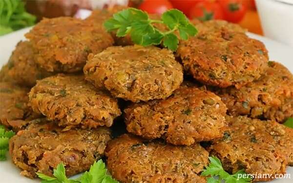 طرز تهیه كوكوی عدسی طرز تهیه كوكوی عدسی