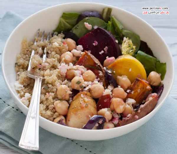 غذای سرد با نخود غذاهای سرد برای تابستان