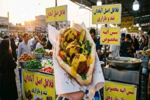 فلافل اصل آبادان ؛ رازهای پخت فلافل تند و بازاری به سبک خیابان امیری