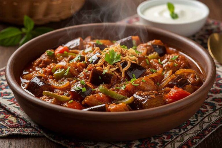 طرز تهیه یتیمچه بادمجان و کدو ؛ آموزش مرحله به مرحله غذای نونی سریع