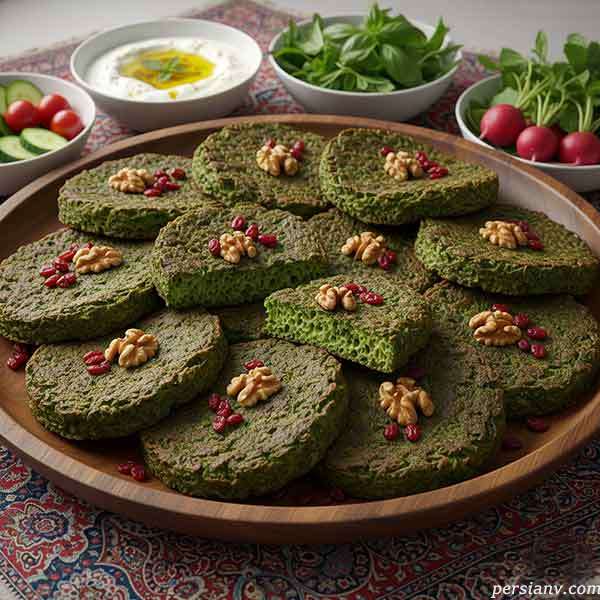 طرز تهیه کوکو سبزی آدابی