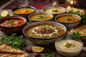 طرز تهیه انواع سوپ و آش برای افطار