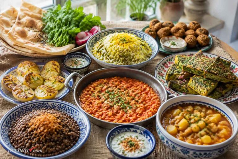 ۱۷ غذای ساده و بدون گوشت با زمان پخت کوتاه ؛ از عدسی تا فلافل + طرز تهیه سریع