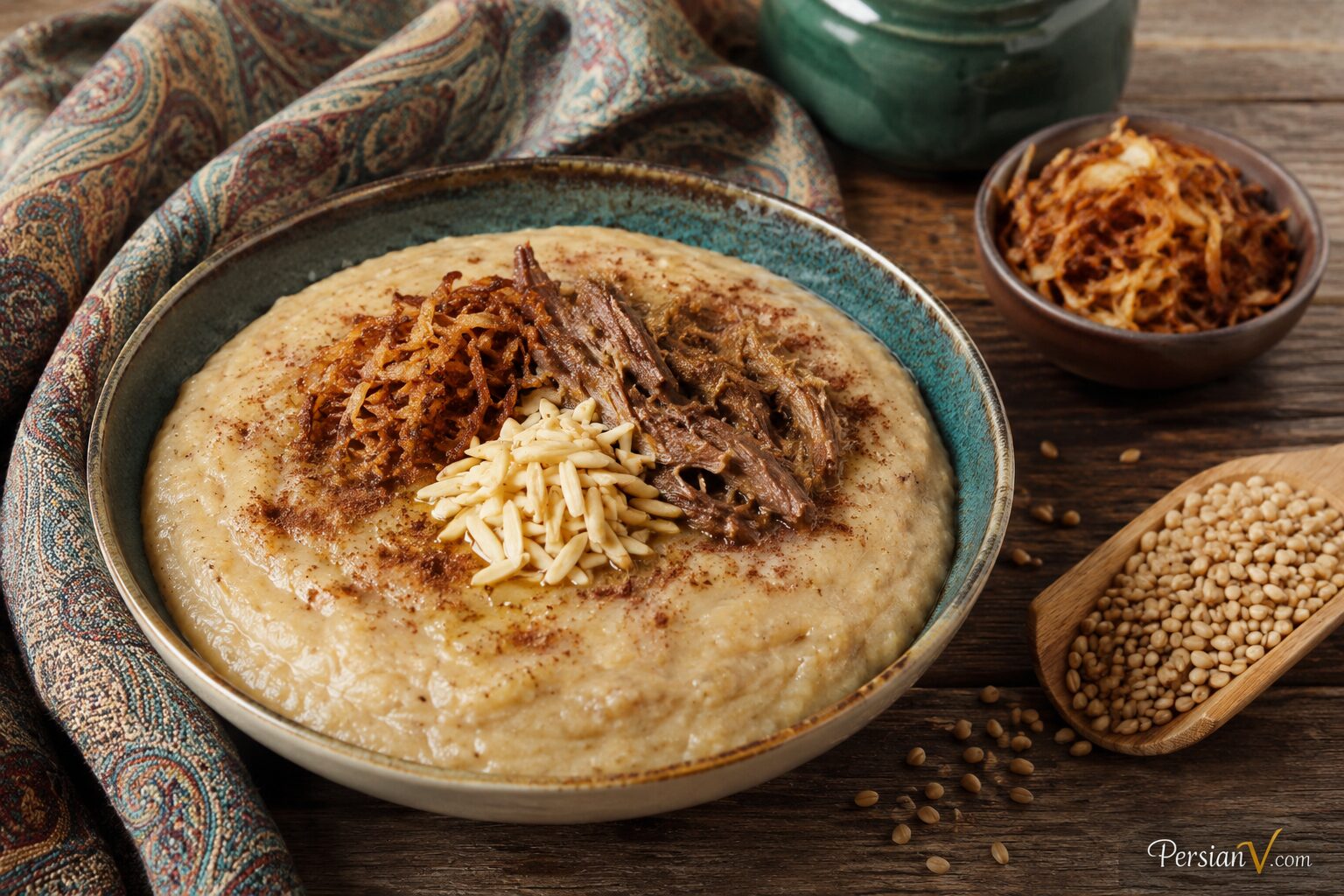 دستور پخت حلیم گندم خانگی