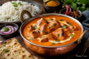 طرز تهیه باتر چیکن هندی ؛ مرغ نرم در سس خامهای و ادویهای