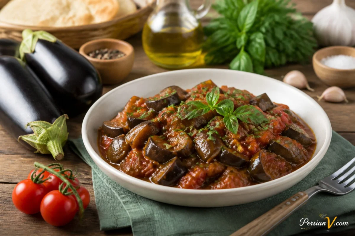 با بادمجان غذا چی درست کنم با بادمجان غذا چی درست کنم