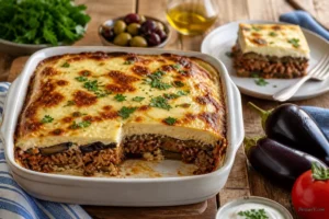 با گوشت چرخکرده و بادمجان این غذای خوشمزه یونانی را درست کنید