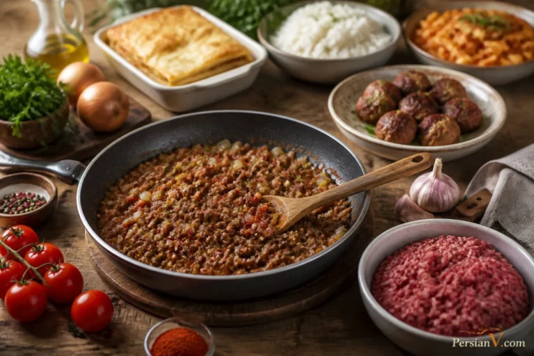 با گوشت چرخ‌کرده چی درست کنم ؟ ۲۰ غذای متنوع برای ناهار و شام