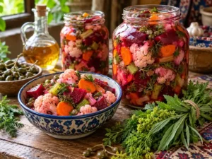 آموزش طرز تهیه ترشی هفتبیجار مازندرانی؛ طعمی متفاوت و خوشمزه