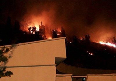 آتش سوزی درشهربازی اراک حادثه ساز شد آتش سوزی درشهربازی اراک