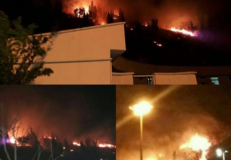 آتش سوزی درشهربازی اراک حادثه ساز شد