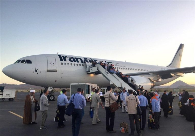 حادثه در فرودگاه ساری برای هواپیمای زائران حج