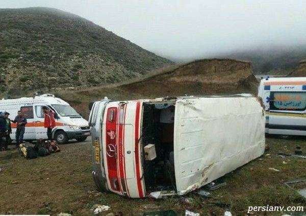 تصادف مرگبار اتوبوس ورزشکاران / آمار مصدومان و مجروحان حادثه دلخراش رانندگی