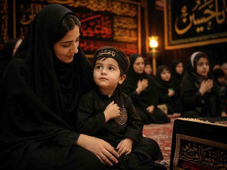 بردن کودک به روضه ؛ راهنمای آرام و کاربردی برای حضور بچهها در هیئتهای محرم