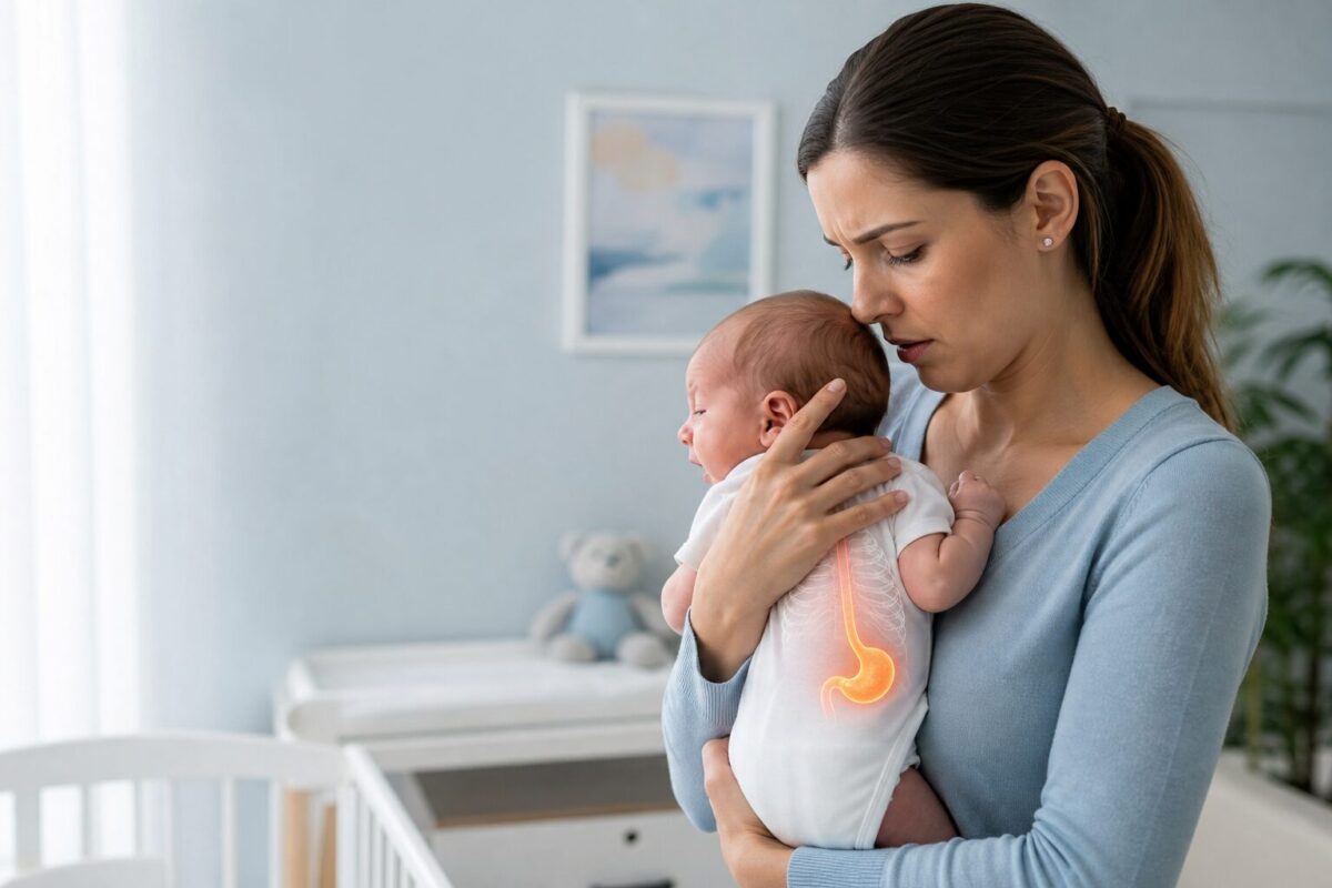 ریفلاکس نوزادان تا چه زمانی طبیعی است؟ + علت و علائم هشداردهنده
