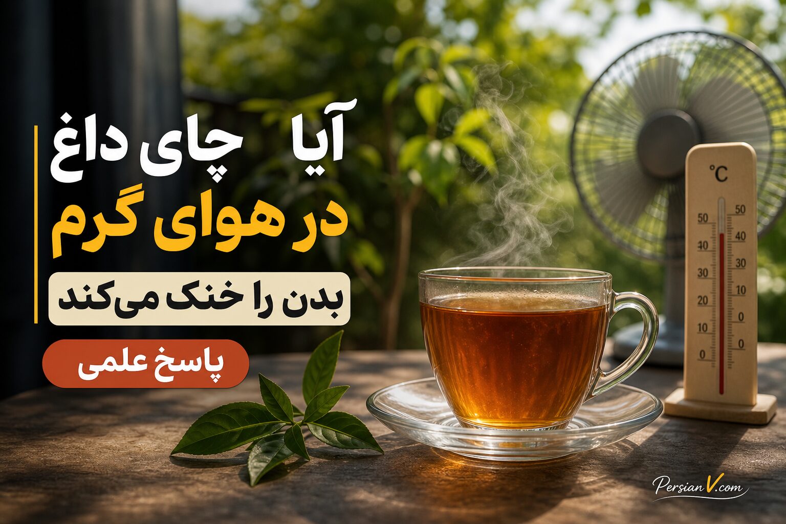 در هوای گرم چای داغ بخوریم یا نوشیدنی سرد؟ دانشمندان پاسخ دادند