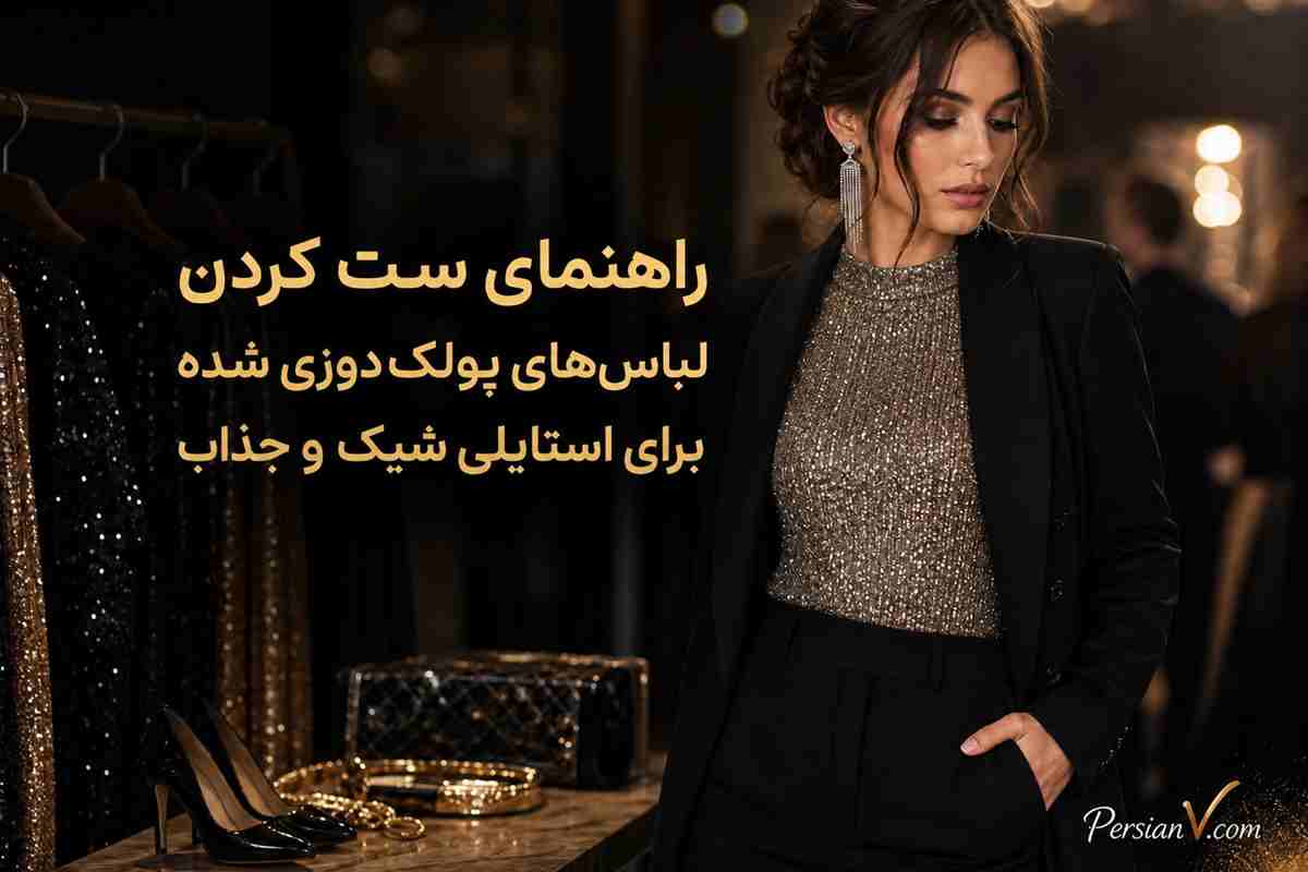 راهنمای ست کردن لباسهای پولکدوزی شده برای استایلی شیک و جذاب