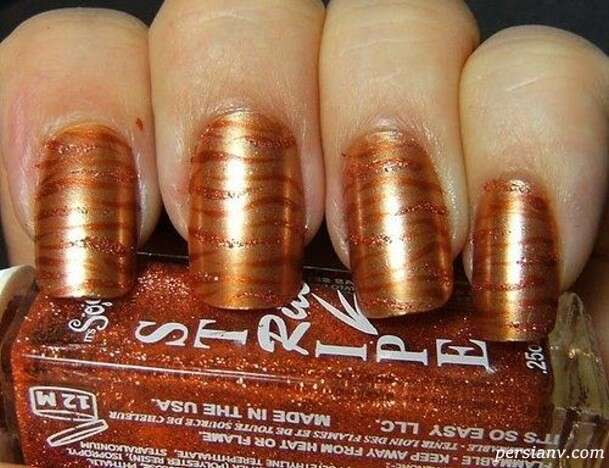 طراحی لاک ناخن جدید