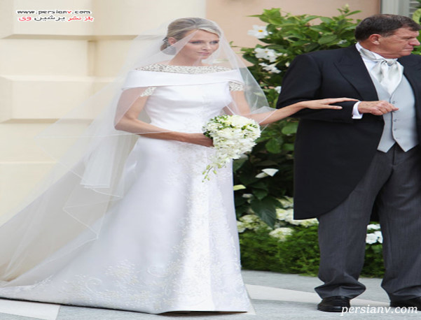 پرنسس چارلین موناکو (2011) لباس عروس پرنسس های دنیا