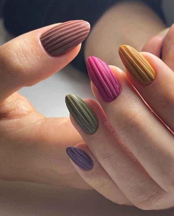 ایده لاک و دیزاین ناخن برای پاییز