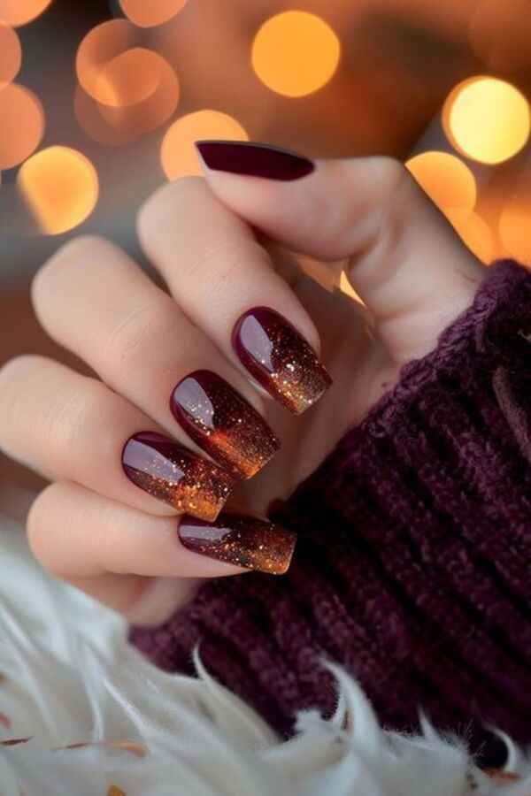 ایده لاک و دیزاین ناخن برای پاییز