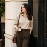 ۴ استایل آسان با پیراهن راهراه برای مراسم مهمانی ۴ استایل آسان با پیراهن راهراه برای مراسم مهمانی